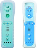 2 Pack Wii Remote Controller Silicone Case and Wrist Strap Light Green L556892