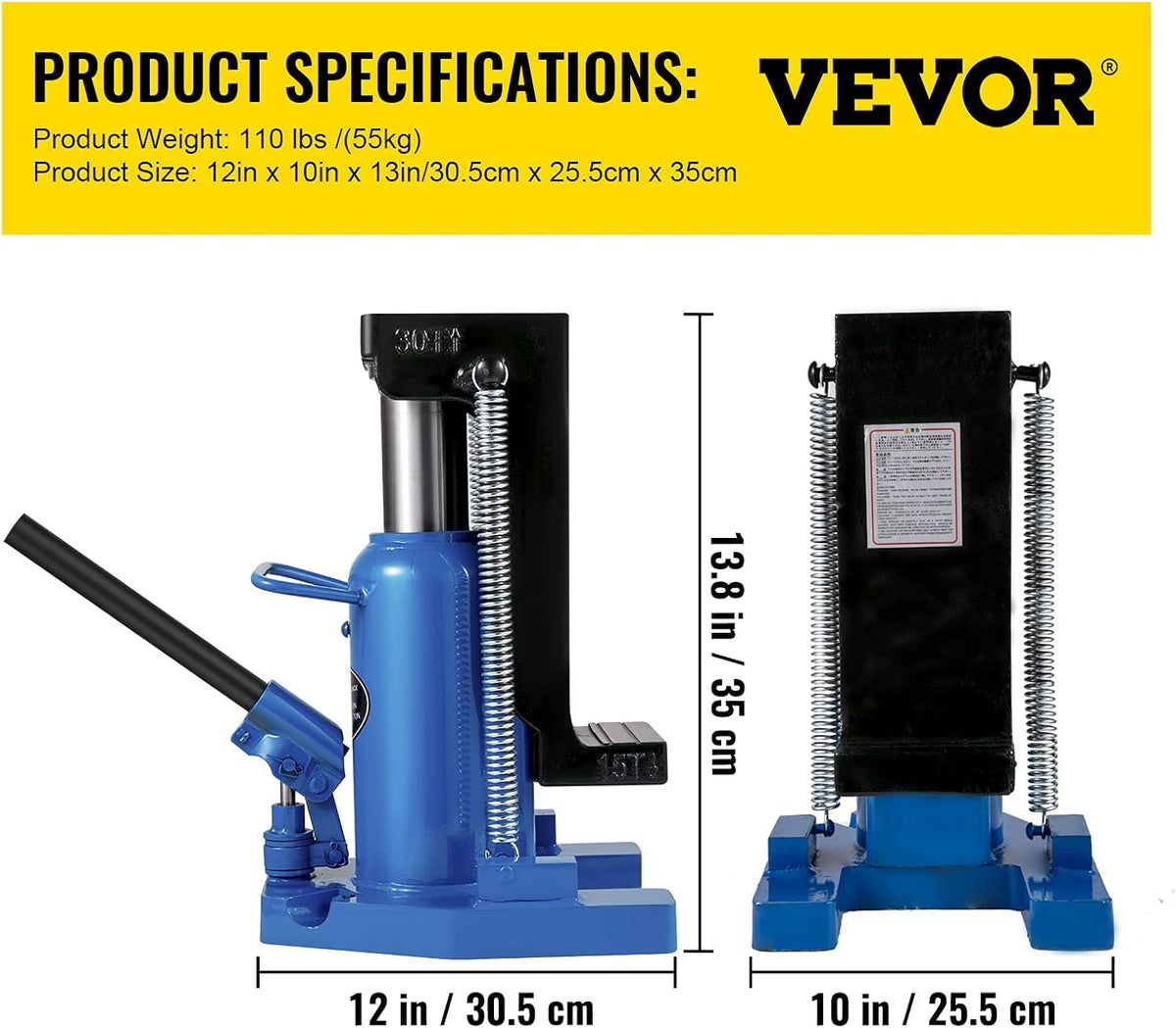 15 Ton Hydraulic Toe Jack R702549