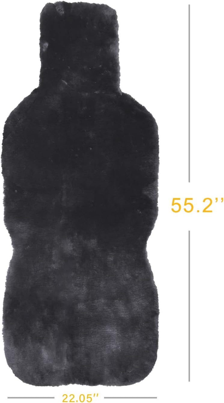 Charcoal Sheepskin Seat Cover 1 Pack K326