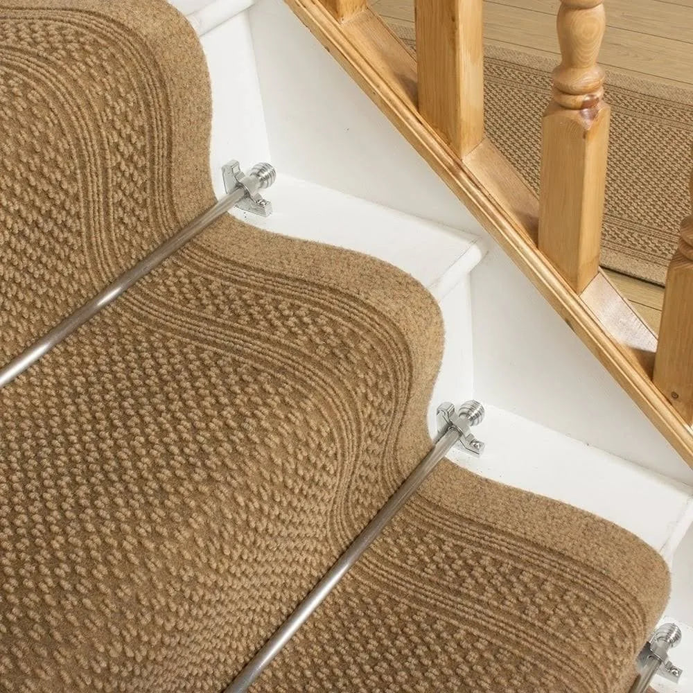 Aztec Beige Stair Carpet Runner 18 foot N512774