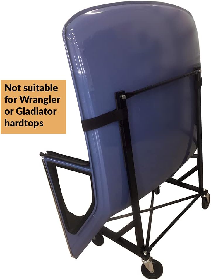 Heavy-duty Hardtop Stand Storage Cart with Castors and Strap O7044