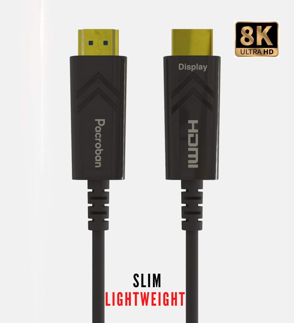 150ft Fiber Optic HDMI 2.1 Cable 8K 4K 120Hz 48Gbps Q32441