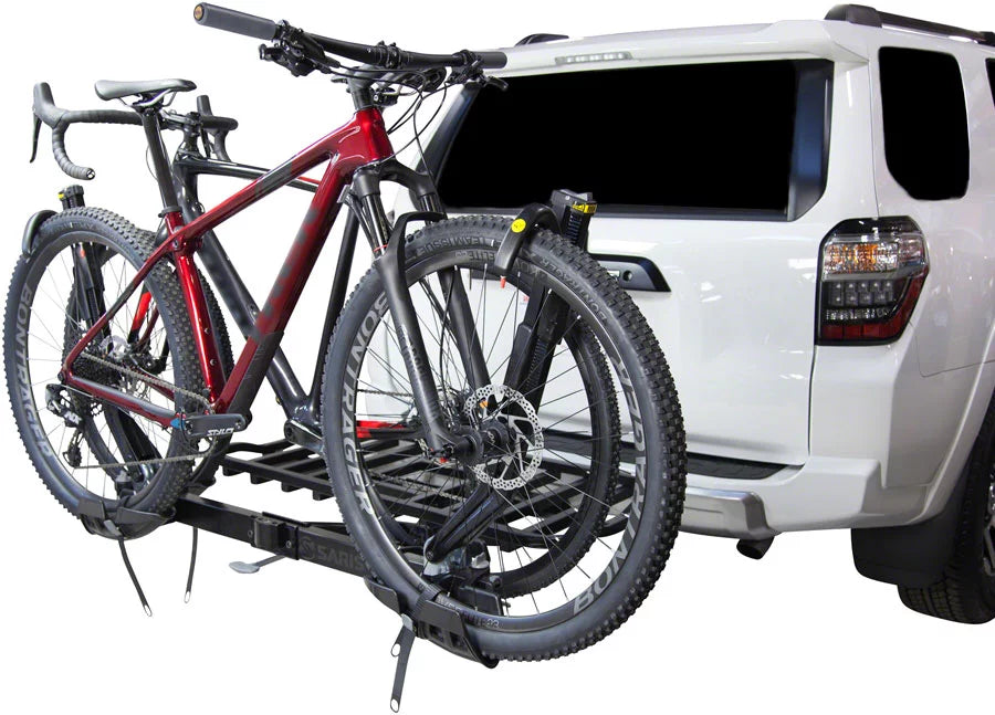 Black 2-Bike Cargo Bike Rack R597