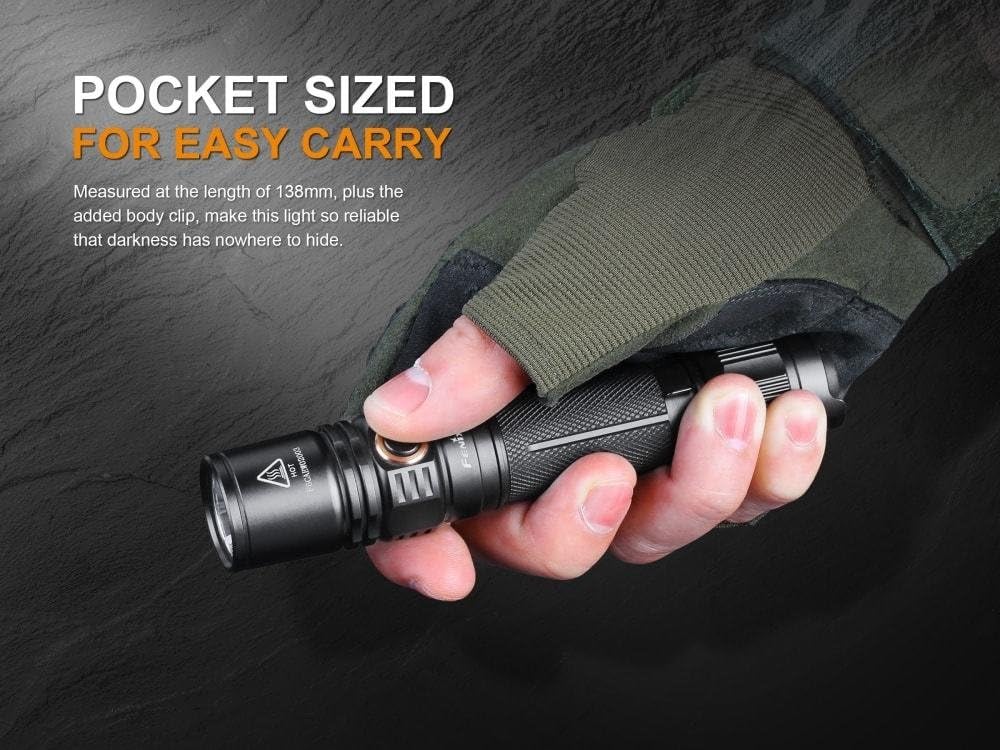 1000 Lumen Tactical Flashlight with Rechargeable Batteries H991804