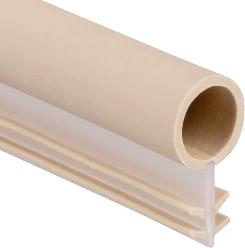 Tan 1/4" Bulb Bubble Kerf Mount Window Weatherstrip Seal B486