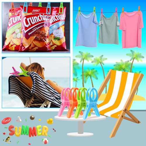 8 Pack Beach Towel Clips P247
