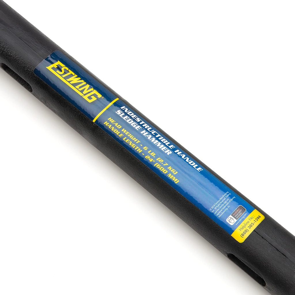 6-Pound Hard Face Sledge Hammer with 24-Inch Handle M76154