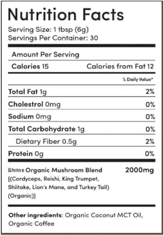 60 Servings Organic Mushroom Coffee (2 Pack) C378769