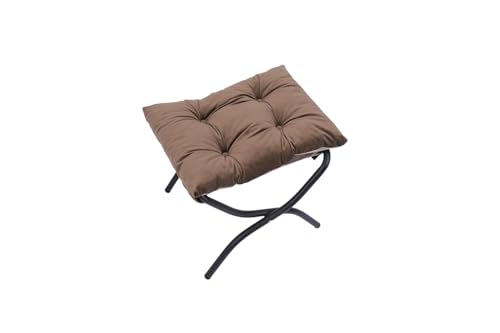 Blue Upholstered Lounge Chair with Ottoman M8632