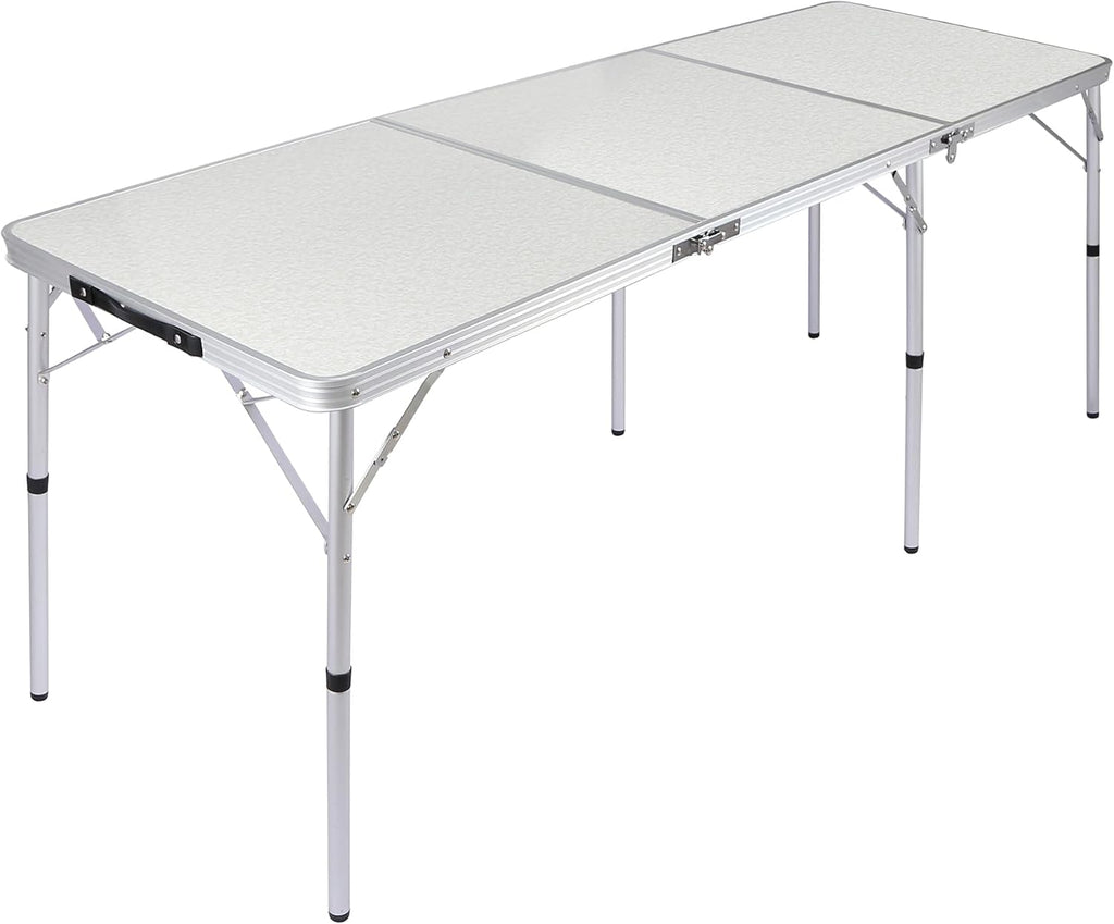 Folding Camping Table 4ft Portable Lightweight Tri-fold Outdoor Table F3088