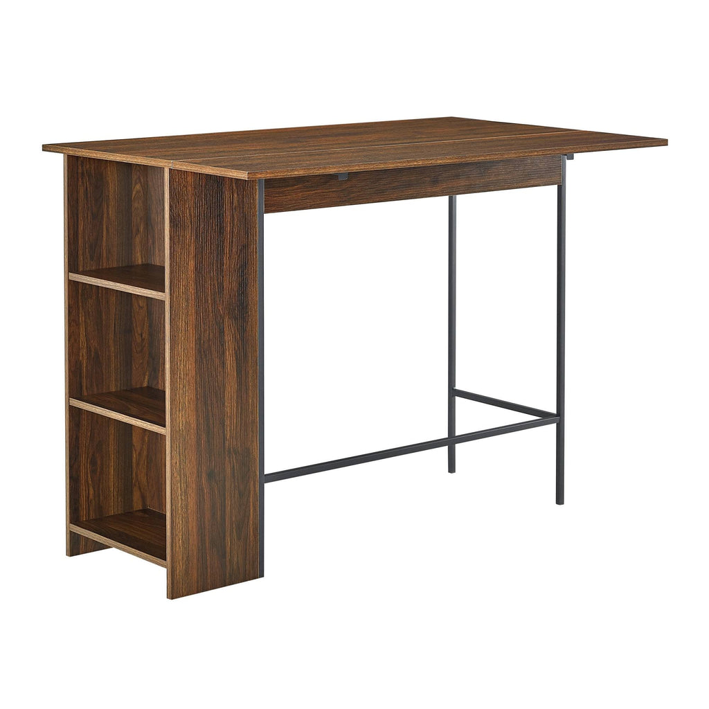 48-Inch Drop Leaf Storage Counter Table B35761