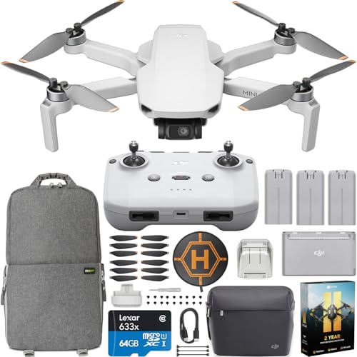 Mini 4K Drone Quadcopter with Camera, Under 249 g, 3-Axis Gimbal Stabilization, 10km Video Transmission, 31-Min Flight Bundle O89037