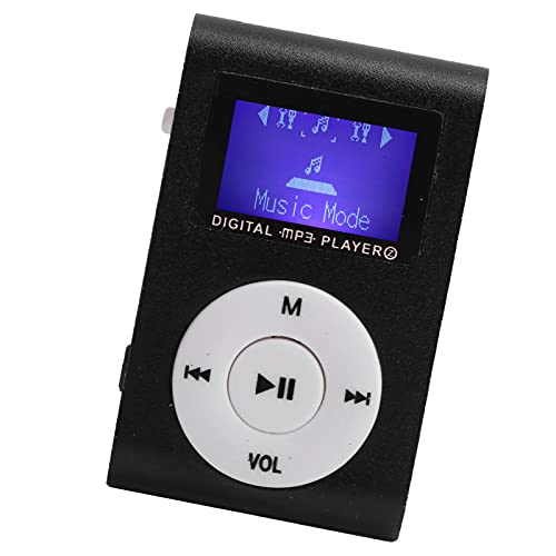 Portable mini MP3 music player with LCD screen and memory card slot (Black) O211