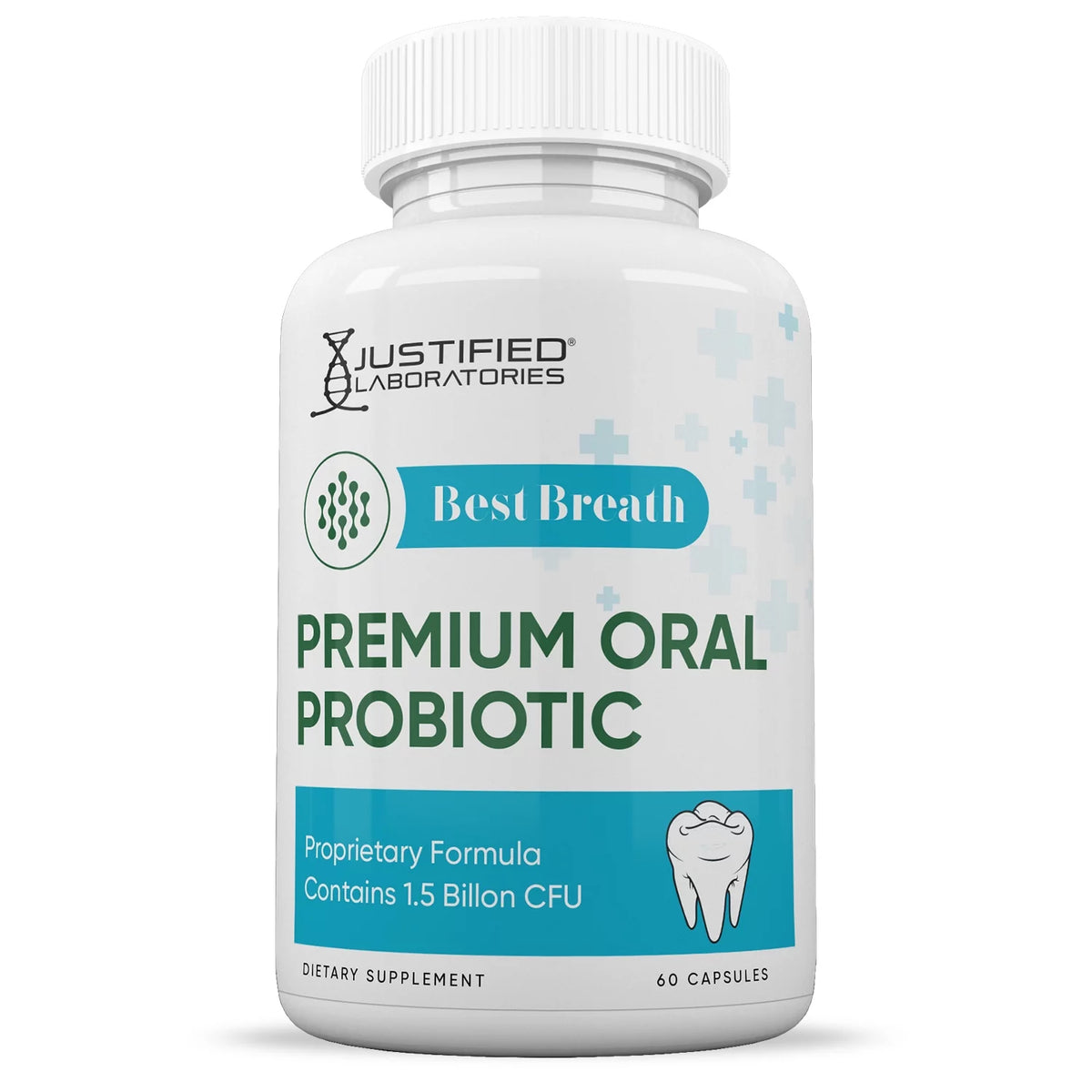 1.5 Billion CFU Probiotic Oral Support 60 Capsules H8259