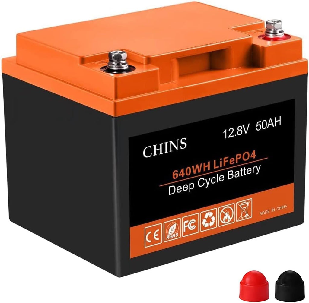 12V 50Ah LiFePO4 Battery with 50A BMS I720