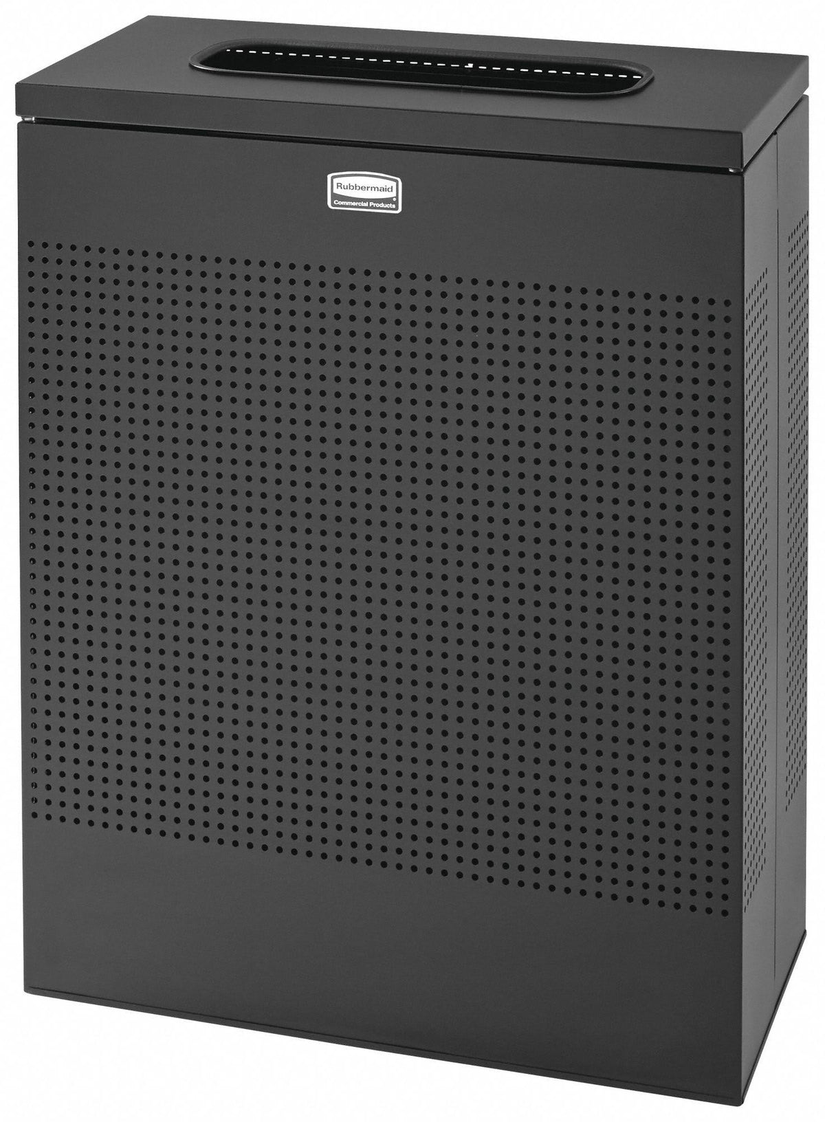 Black Rectangular Trash Can R249297