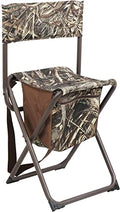 Camouflage Folding Seat Stool with Storage Pocket J297556