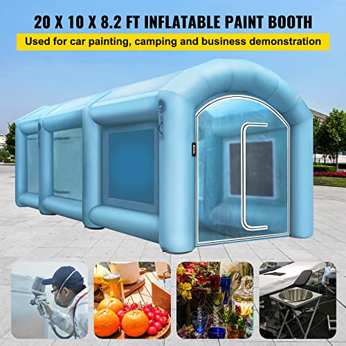 Inflatable Paint Booth with Filter System V738