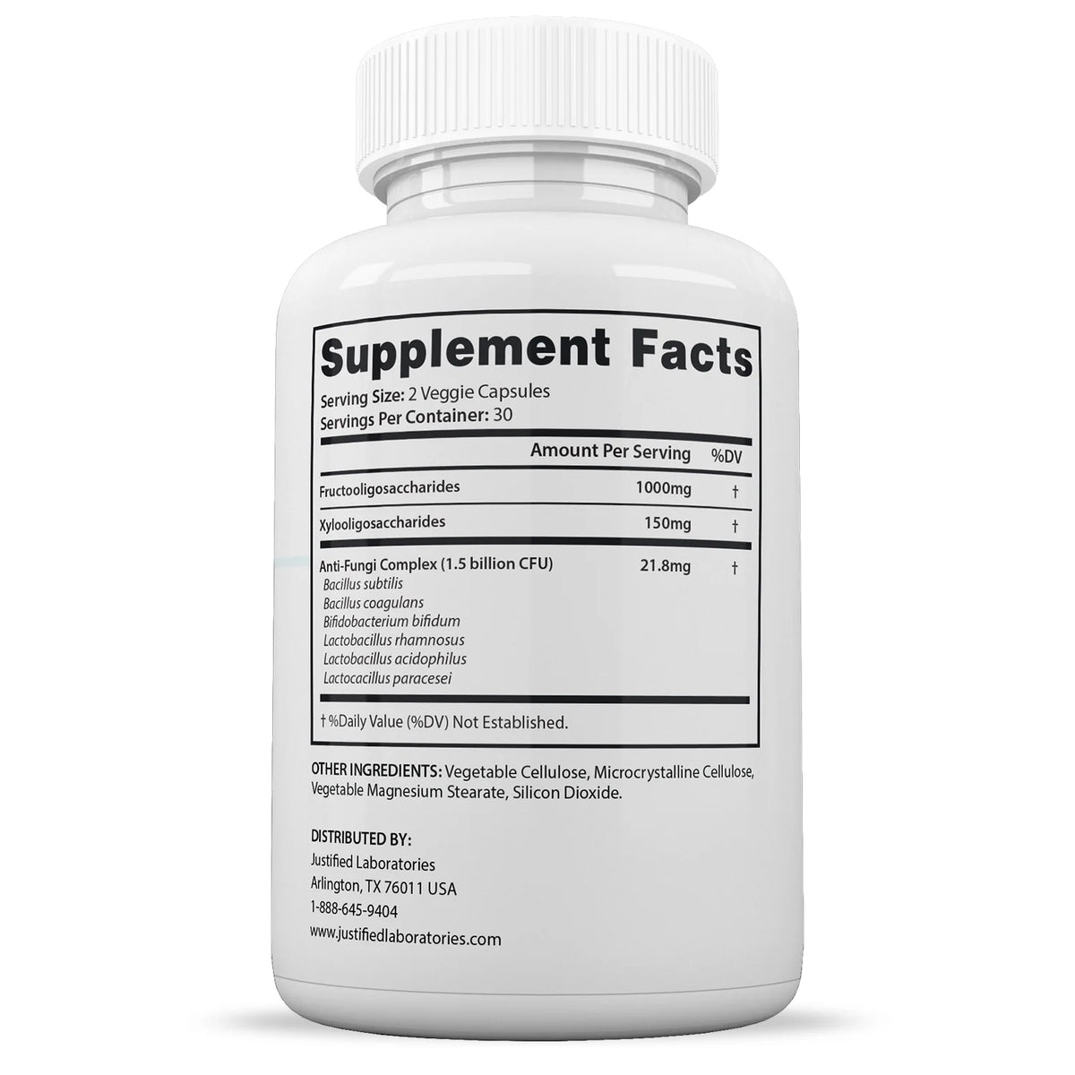 1.5 Billion CFU Probiotic Oral Support 60 Capsules H8259