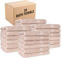 Beige Bath Towels 25x52 24 Pack J208