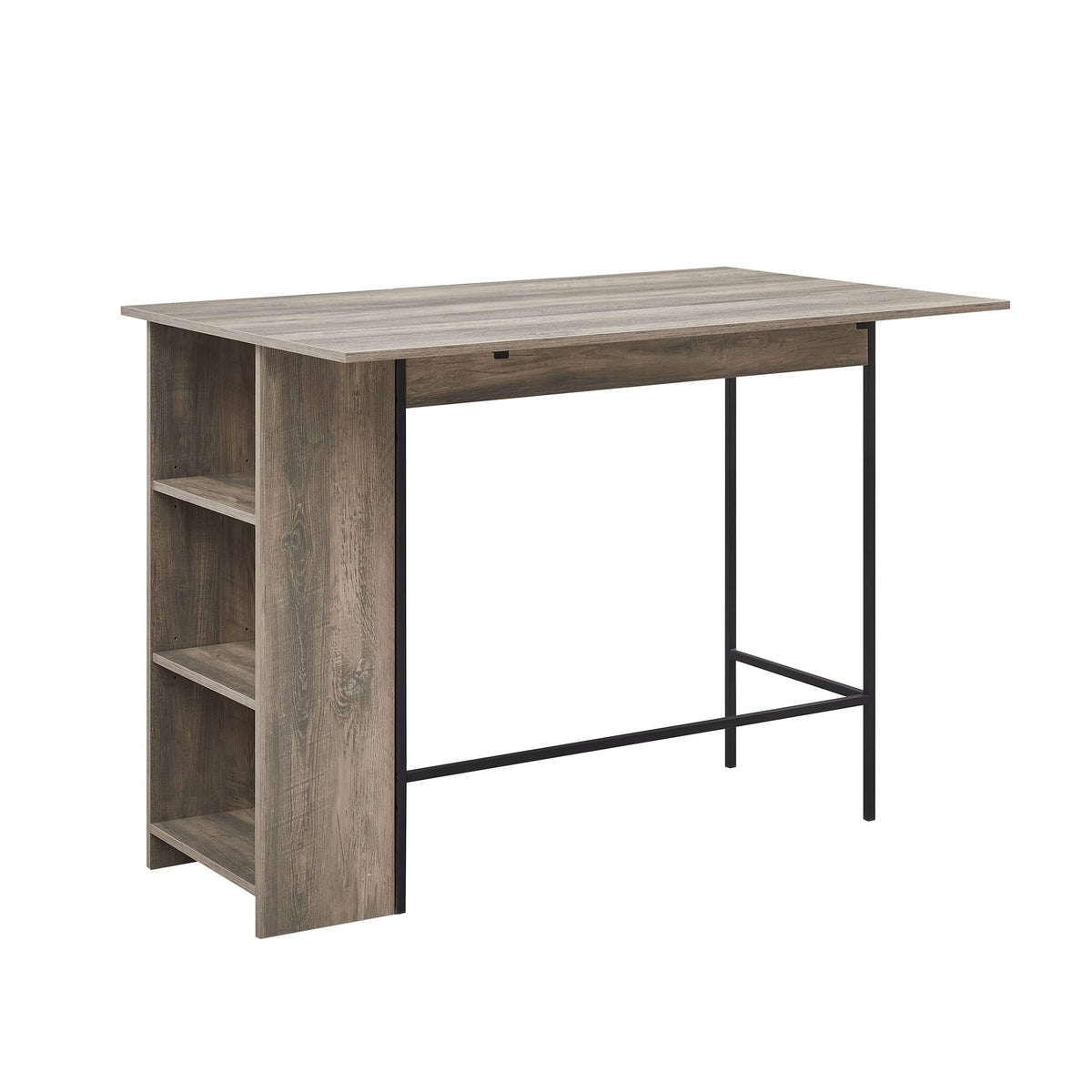48-Inch Drop Leaf Storage Counter Table B35761