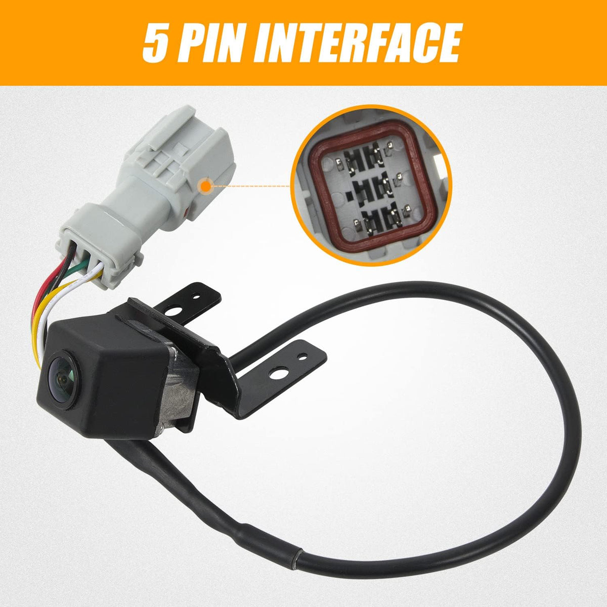 Rear View Backup Camera with Link Cable and Plug Q273946