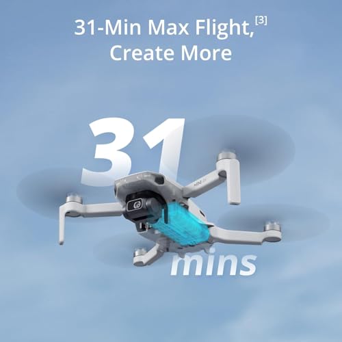 Mini 4K Drone Quadcopter with Camera, Under 249 g, 3-Axis Gimbal Stabilization, 10km Video Transmission, 31-Min Flight Bundle O89037
