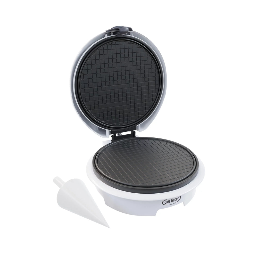 White Electric Nonstick Waffle Cone Maker N614