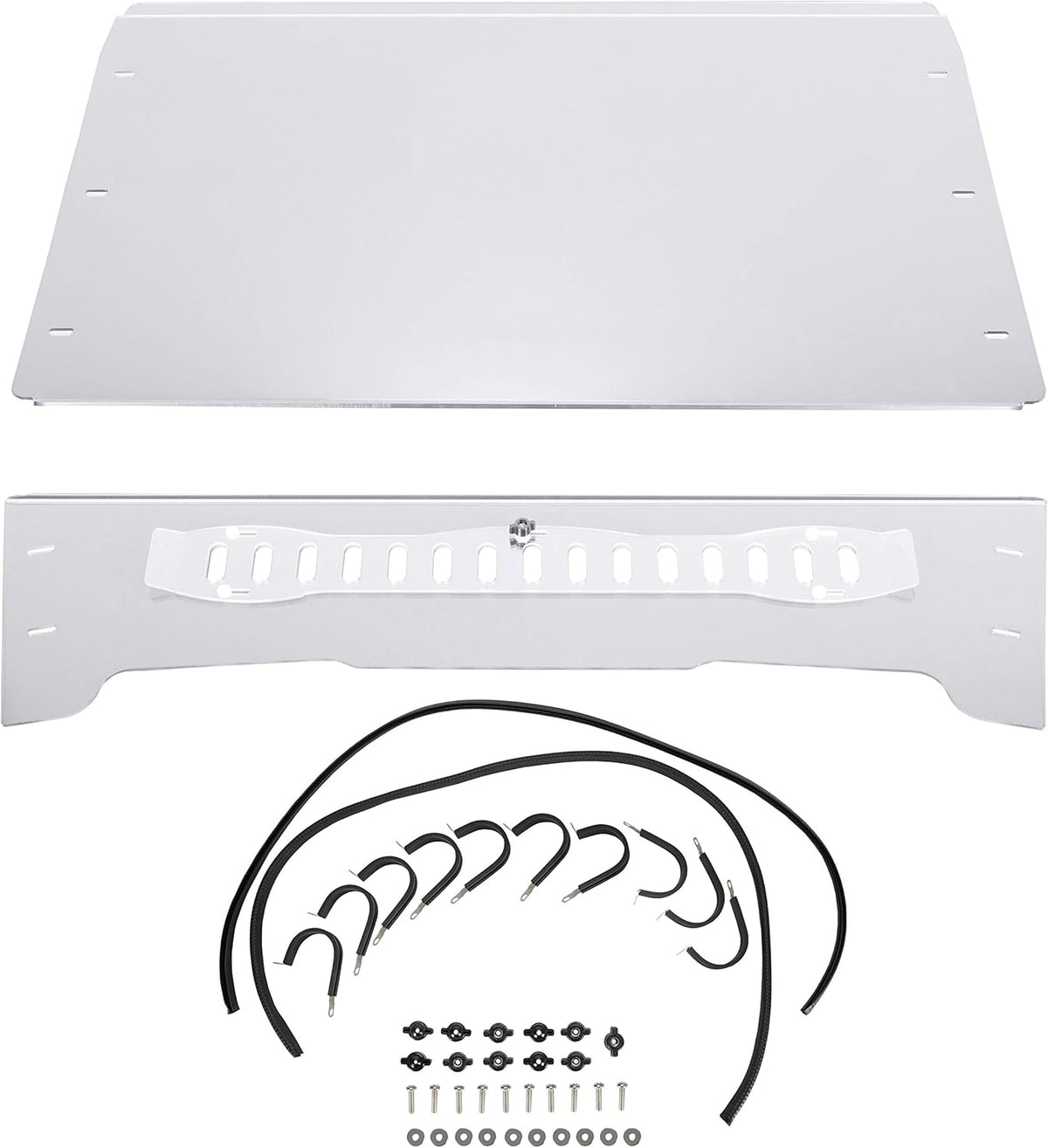 Front Vented Scratch Resistant Windshield P5356