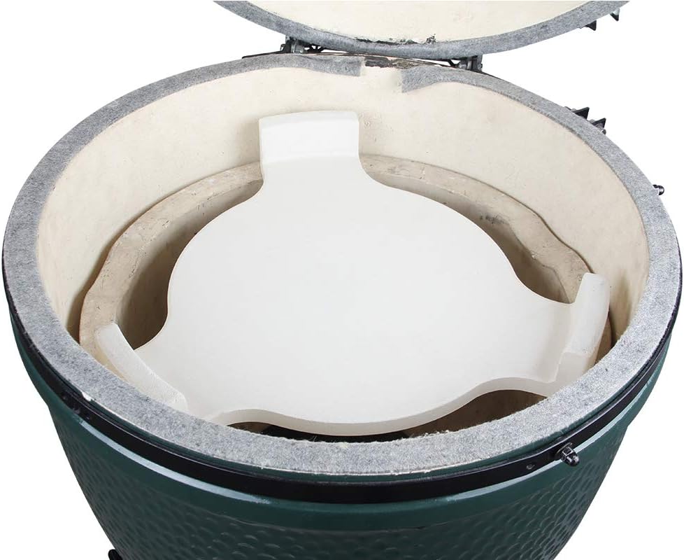 Ceramic Heat Deflector Pizza Stone Smoking Stone R3275