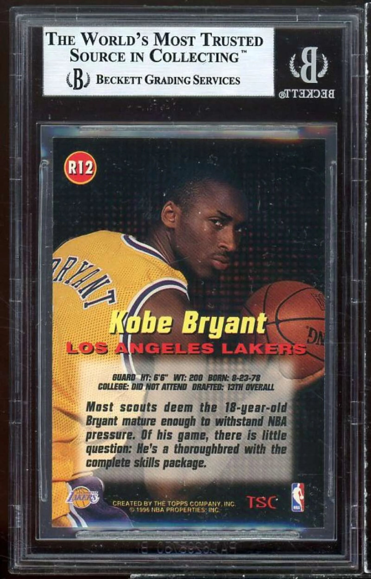 1996-97 Stadium Club Rookies 1 #R12 BGS 9 Rookie Card F918851