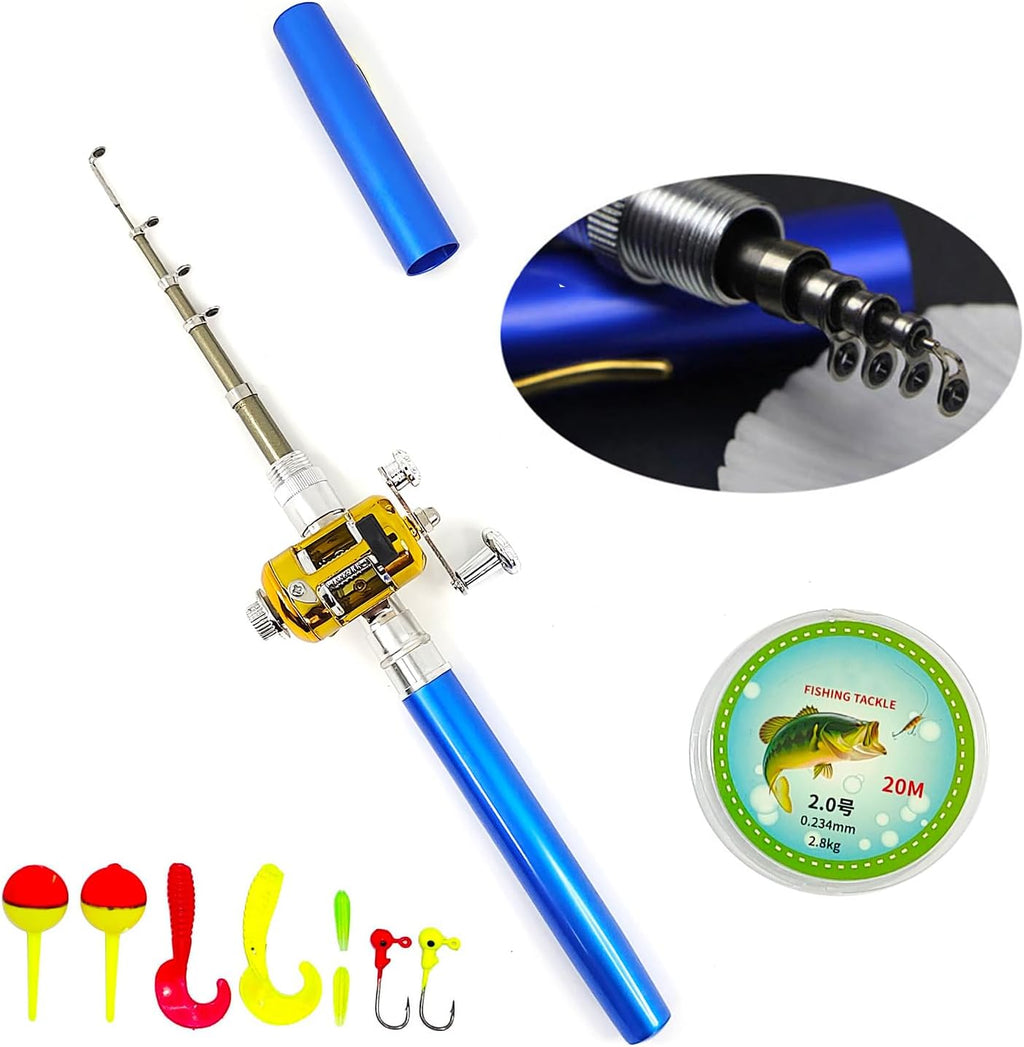 Mini Pen Fishing Rod and Reel Combos A809569