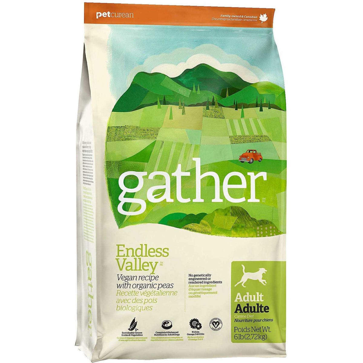 Organic Peas Adult Dry Dog Food B26475