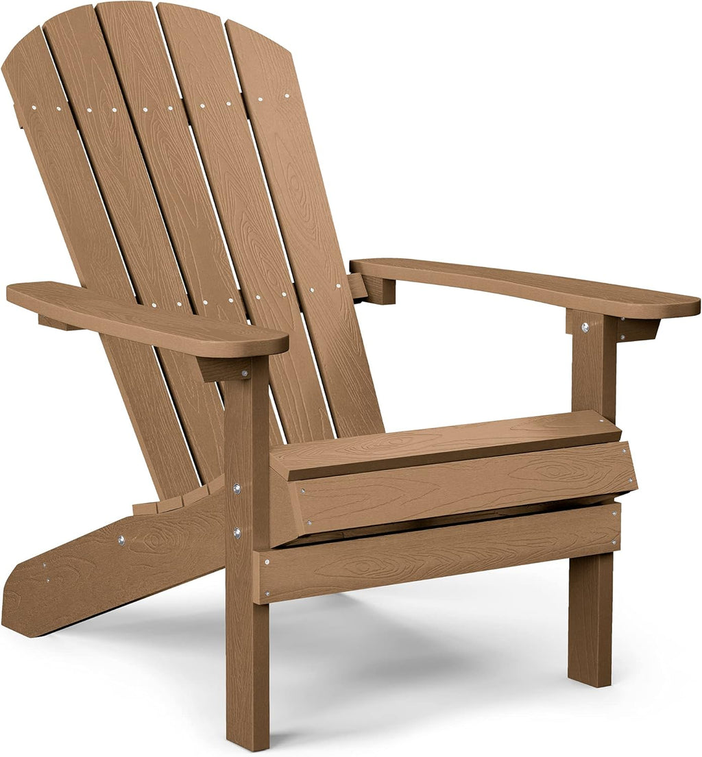 Grey Plastic Weather Resistant Adirondack Chairs Set of 4 J505