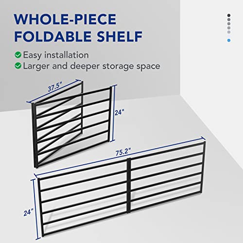 2-Pack Heavy Duty Garage Storage Shelving, 1600lbs Weight Capacity R205