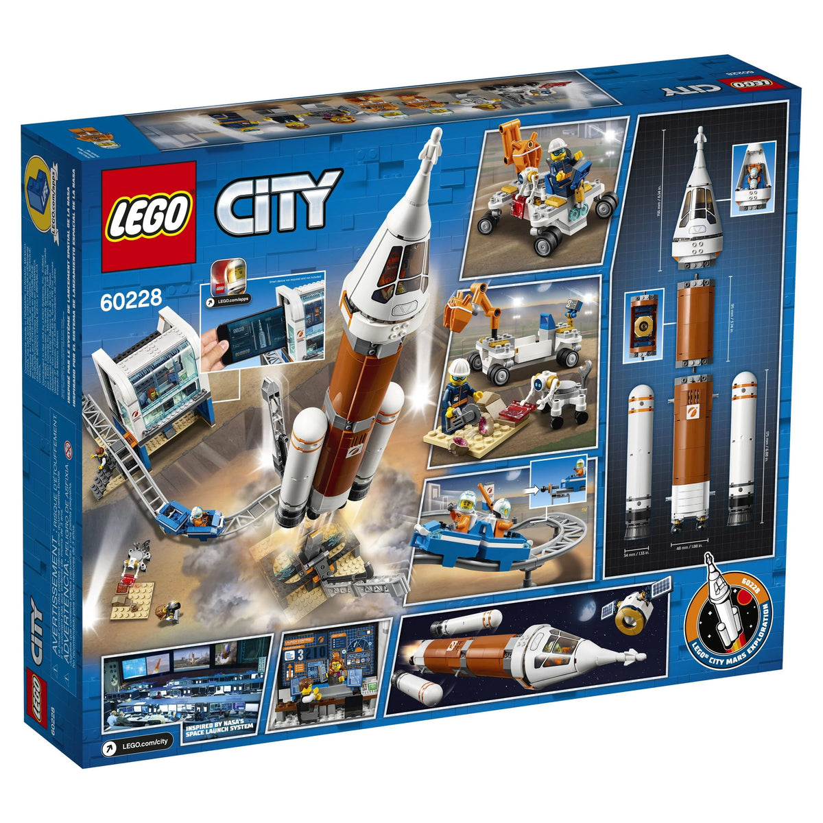 Space Rocket Launch Control with Toy Monorail G5224