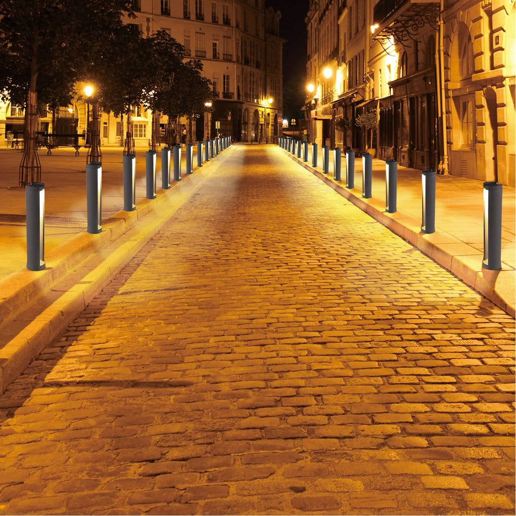 15W LED Bollard Graphite Grey W170228