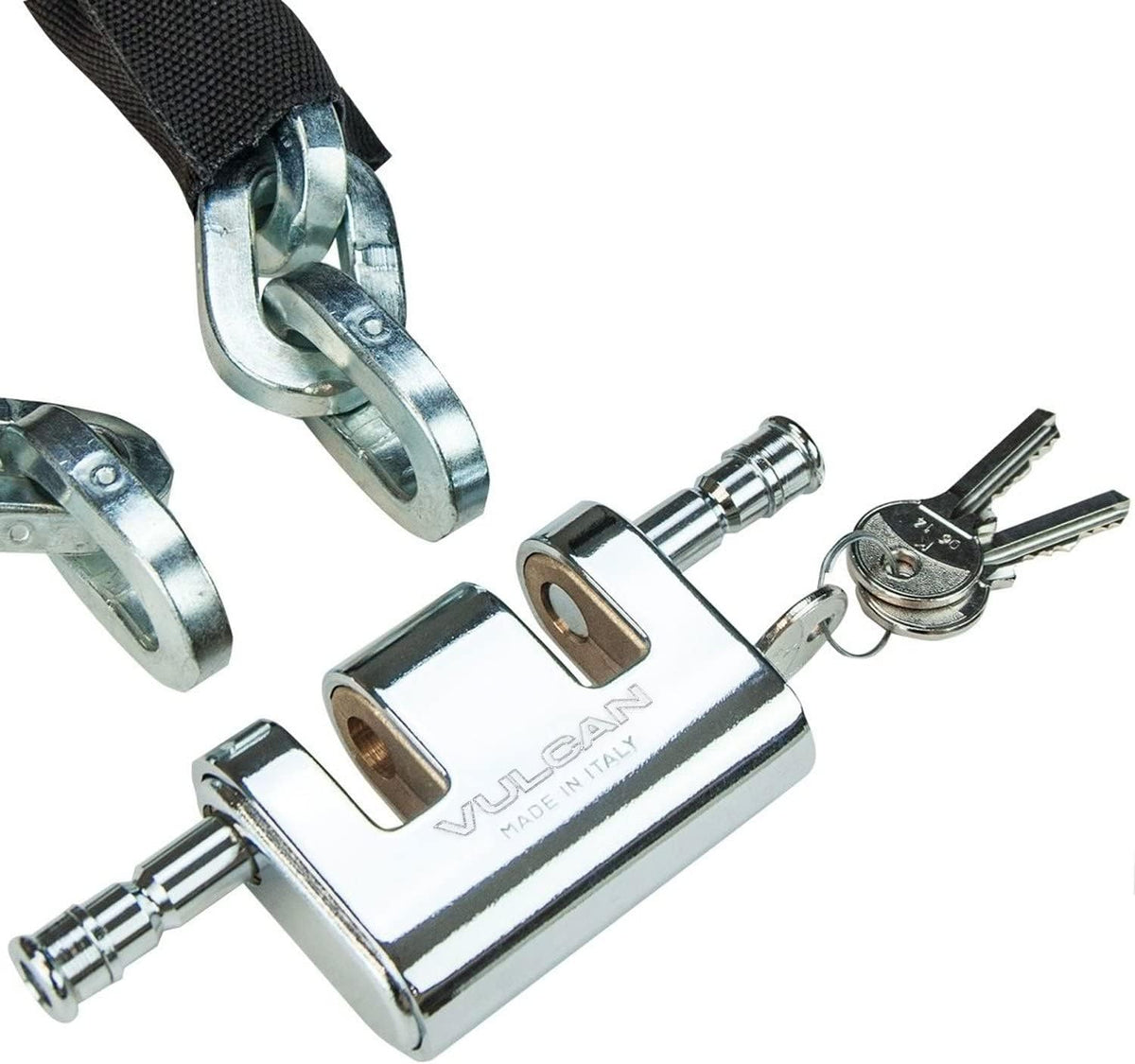 3/8 Inch x 3 Foot Case-Hardened Security Chain and Lock Kit M74218
