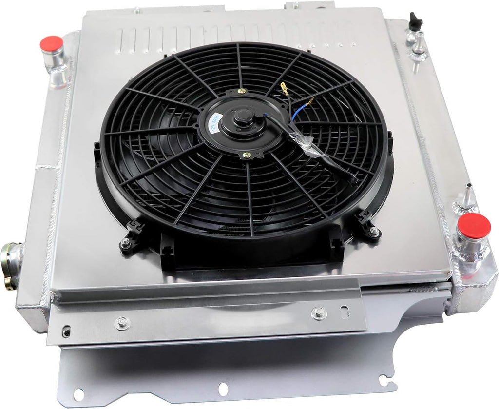 3 Row All Aluminum Radiator with Shroud Fan and Thermostat F151605