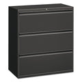 Three-Drawer Lateral File Cabinet, Charcoal K77169