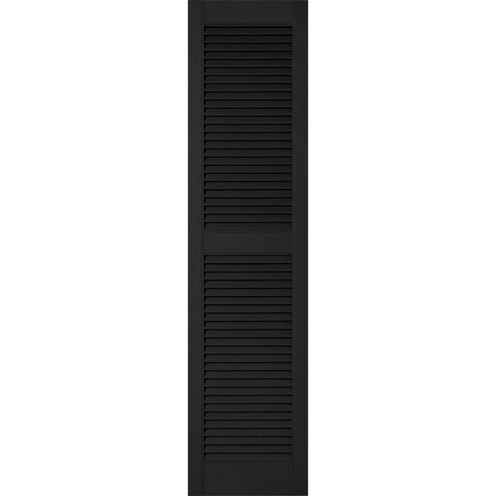 14 1/2W x 47H Vinyl Open Louver Shutters A8326