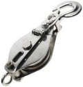 Snatch Block with Hook & Brass Bushing T304 SS 3/4" x 5" L273094