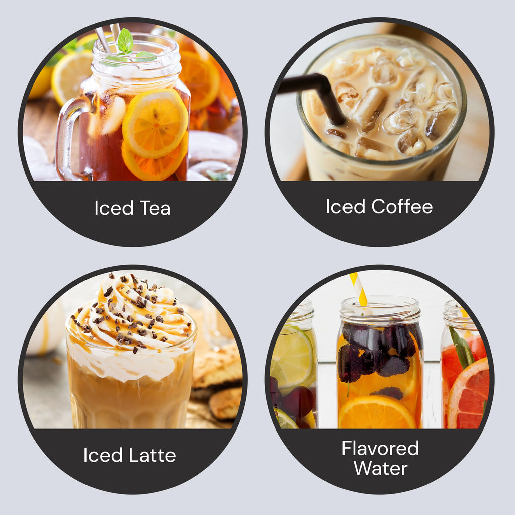 Black Stainless Steel Iced Coffee and Tea Brewing System B644