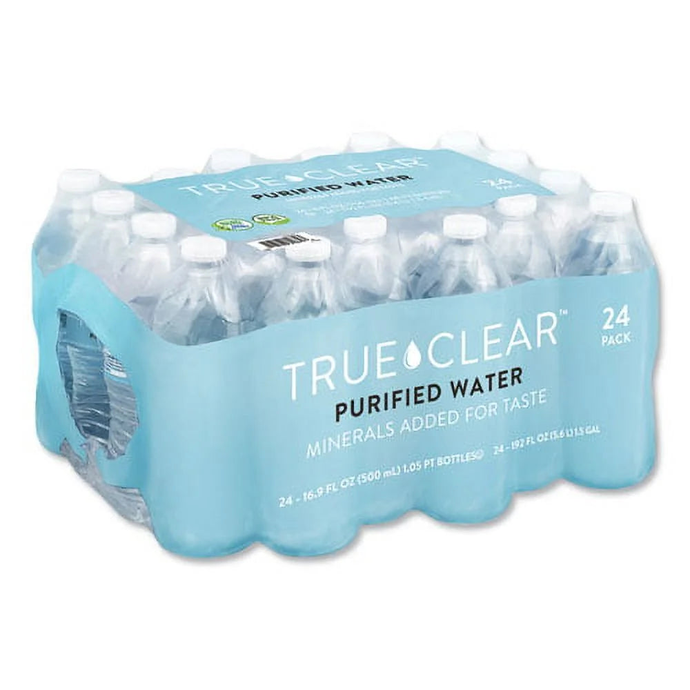 Purified Bottled Water, 16.9 Oz, 24 Bottles/carton, Bundle of 10 Cartons Y209469