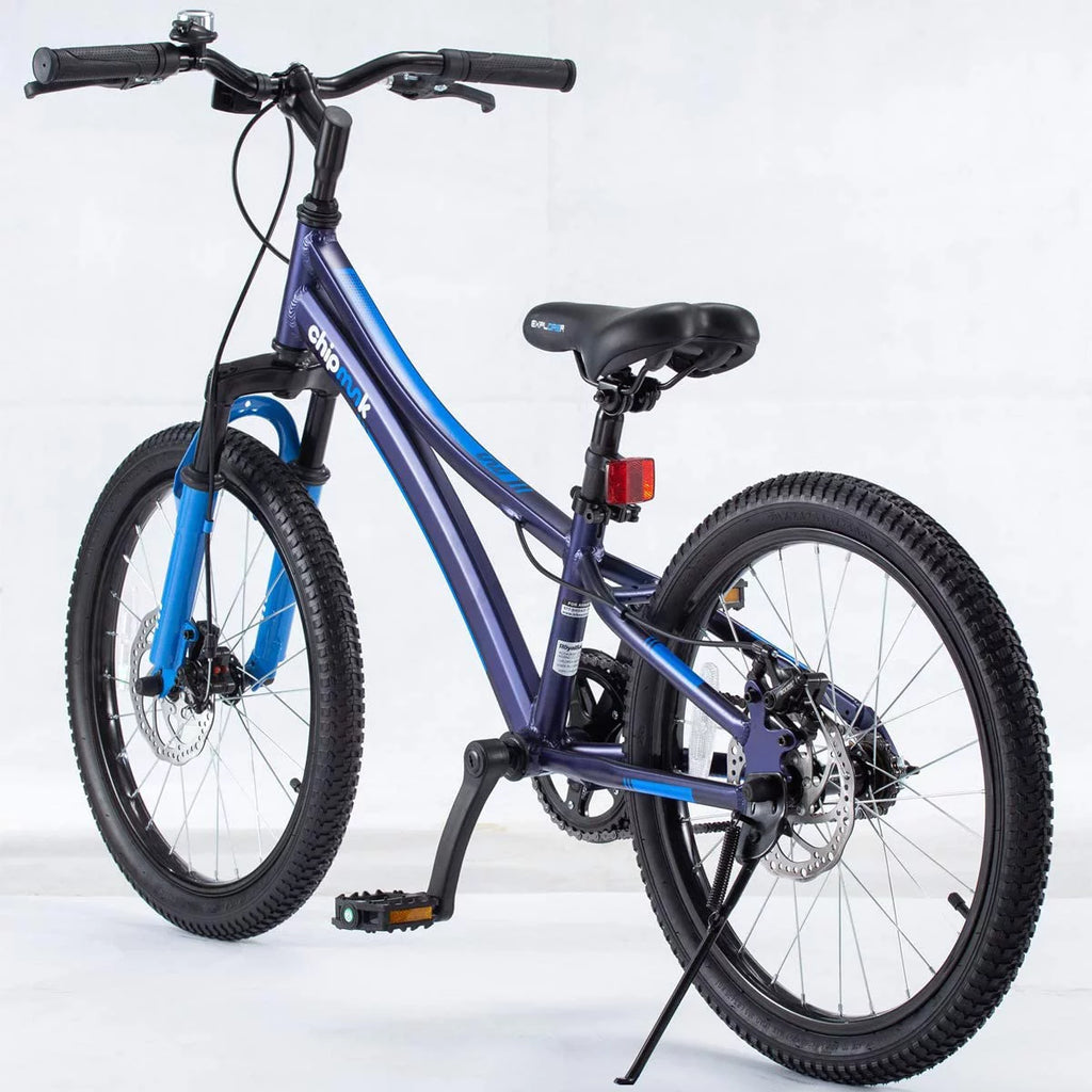 20 In. Children's Bicycle, Black and Blue B56341