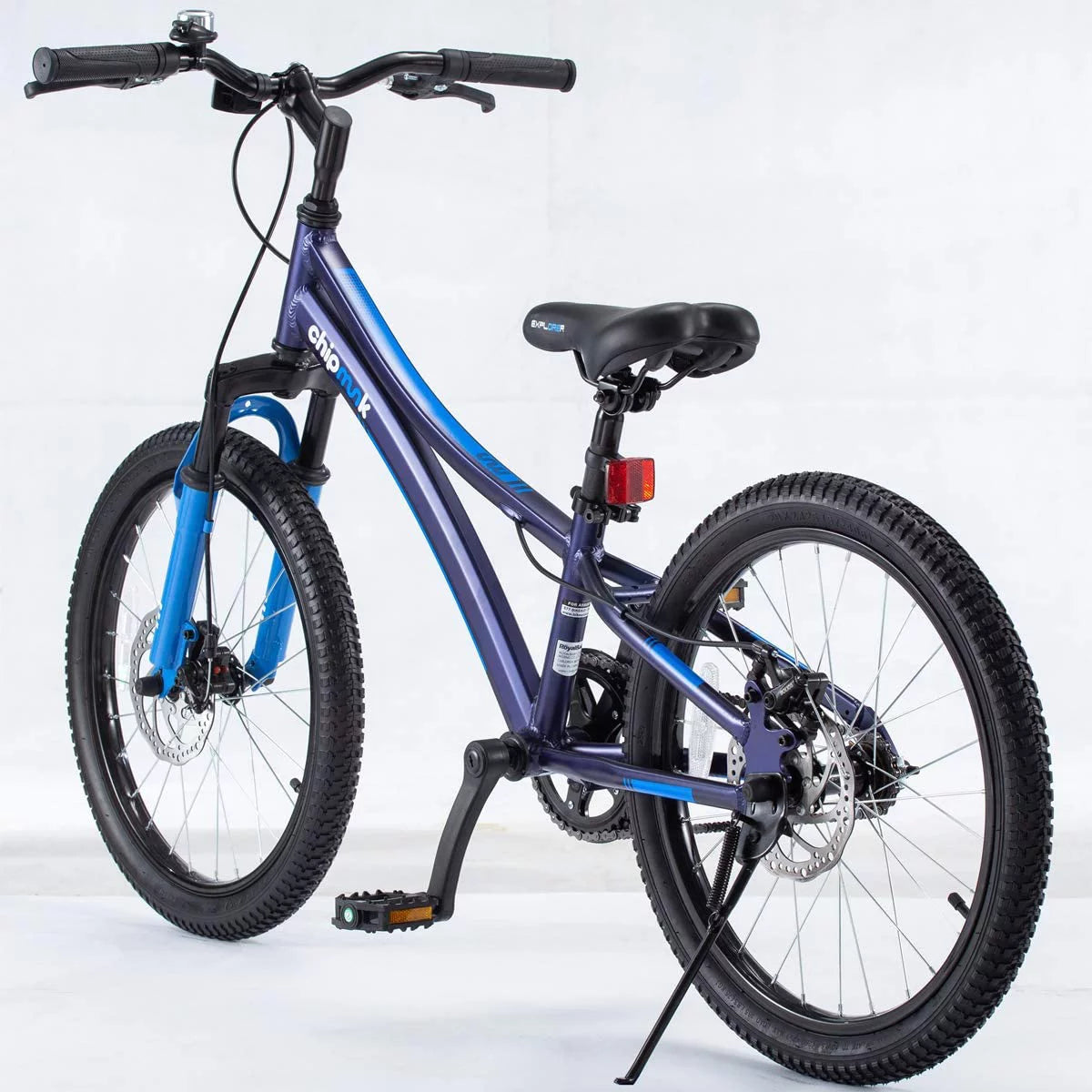 20 In. Children's Bicycle, Black and Blue B56341