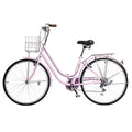 Pink 26in 7 Speed City Bike J86755