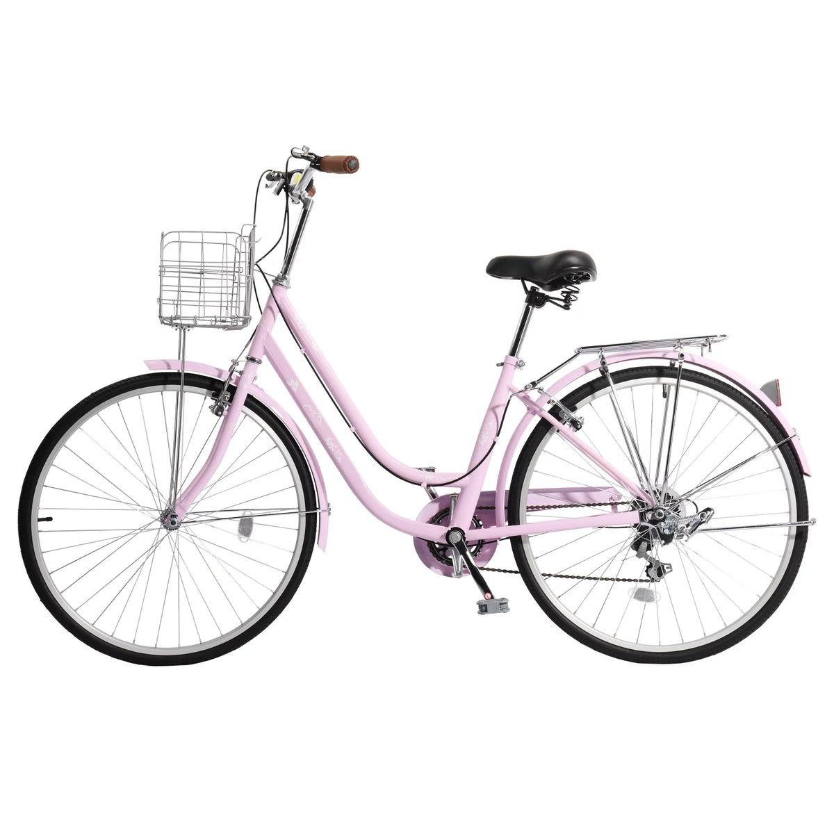 Pink 26in 7 Speed City Bike J86755