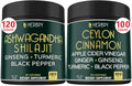 5in1 Ashwagandha Shilajit & 6in1 Ceylon Cinnamon Supplements N852