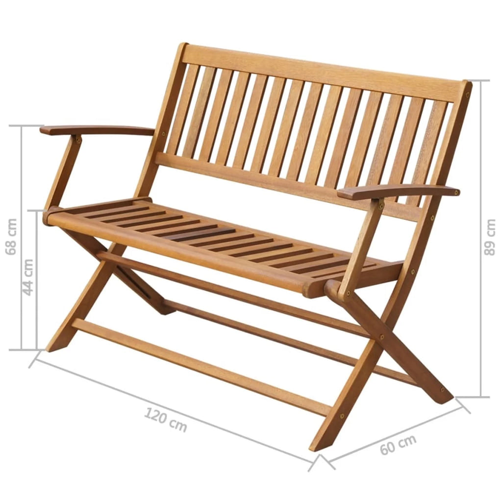 Solid Acacia Wood Patio Bench N874